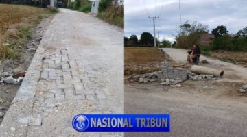Ada Apa Dengan Kebijakan Pemdes Kacaribu ?Jalan Milik Pribadi di Bangun Menggunakan Anggaran Dana Desa